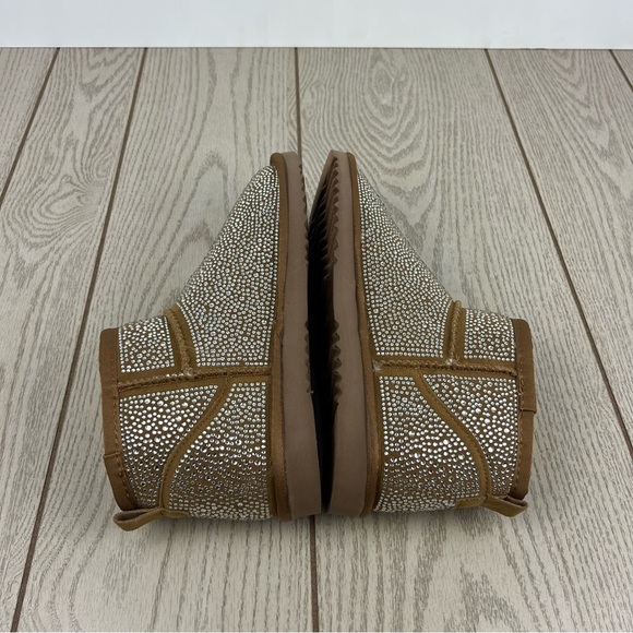 I.N.C. International Concepts Ariee Mini Cold Weather Booties 9M Tan Bling $60 - Picture 4 of 8